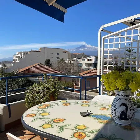 The Seaside Serenity Terrace Apartment Giardini Naxos